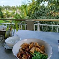 Caldo aparte at Omiiku Mie 24 Jam in Ubud