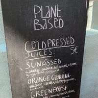 Carte des jus du mois d’août   at Coco & Nuts Concept Store in Marseille