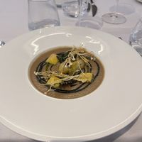 Miso mushroom soupp  at Chef's Table in Chester