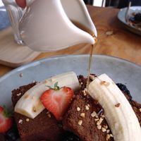 Vegan bananabread at Combi in Eersel