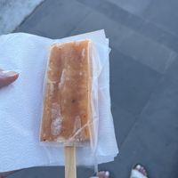 Mango chilli popsicle   at Root's in Cabo San Lucas