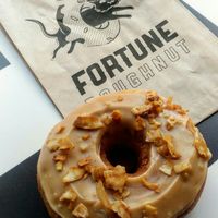 Vegan maple bacon at Vandal Doughnuts - Gottingen St in Halifax