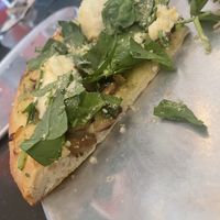 Four cheeses  at Secret Pizza Society in Portland