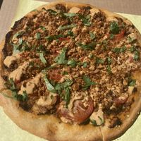 Chalupa Batman.  at Secret Pizza Society in Portland