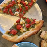 Unruly child pizza  at Secret Pizza Society in Portland