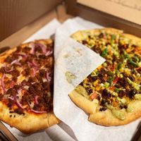   at Secret Pizza Society in Portland