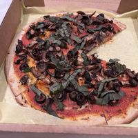 Mount Boring (GF crust)  at Secret Pizza Society in Portland