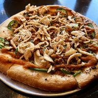 pizza, pizza, pizza.  at Secret Pizza Society in Portland