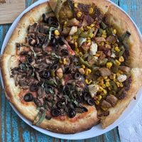   at Secret Pizza Society in Portland