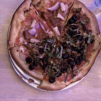   at Secret Pizza Society in Portland