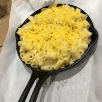 Small mac n cheese in skillet   at Sea Change  in South Shields
