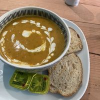 Soup of the day  at Sea Change  in South Shields