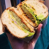 Falafel Burger  at Wholywood in Paris