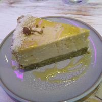 Choco lime cheesecake at Wholywood in Paris