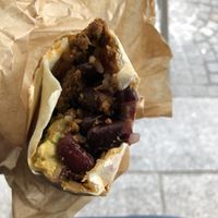 Burrito at Wholywood in Paris