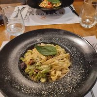 Pasta vegan at Marrobbio in Sliema
