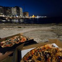 The vegan is the one on the right at Marrobbio in Sliema