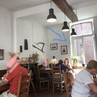 Tip: Look outside this window and be transported right back in time.  at Bisschopsmolen in Maastricht