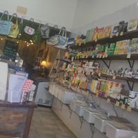 Little grocery section at Wild Yam Health Foods and Cafe in Mordialloc