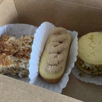 A trio of vegan desserts to go! All delish!  at The Gentle Giant Cafe in Pitman