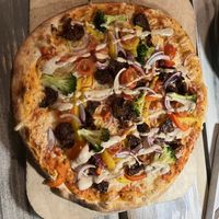 Vegane pizza   at Dii:ke in Sankt Peter-ording