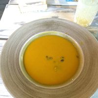 Kürbissuppe at Dii:ke in Sankt Peter-ording