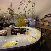 Original seating area at Gives a Fork in Geneva