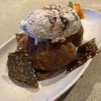 Banana fritter  at Gives a Fork in Geneva