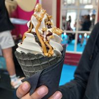 Peanut butter cone at DÁPPA in East London