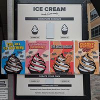 Menu at DÁPPA in East London