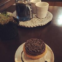 Chá azul  at Currys Coffee & Tea in Blumenau