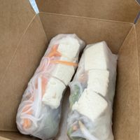 Salad rolls with tofu  at The Chopstick Truck in Fernie