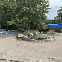 Seating area   at The Chopstick Truck in Fernie