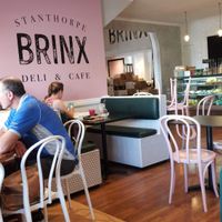 Inside the café at Brinx in Stanthorpe