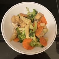 Steamed veggies  at Siam Orchid in Concord