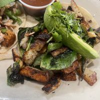 Tempeh taco  at Depot Cafe in Frisco