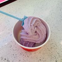 Lavender vegan soft serve  at 212 Ice Cream Studio in Gilbert