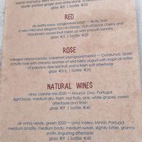 Menu August 2024 at Pele Surf Shack in Hook Of Holland