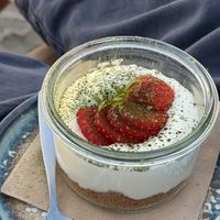 lime cake for the dessert at Pele Surf Shack in Hook Of Holland