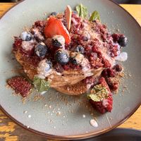 Pancakes  at Pele Surf Shack in Hook Of Holland