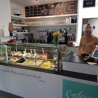 counter at Gelato Queen in Oostkamp
