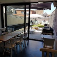 interior and back terrace at Gelato Queen in Oostkamp