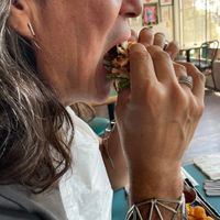 Mushroom Burger at Libelula in Fresno