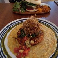 "Bite" with polenta  at O Gambuzino in Lisbon