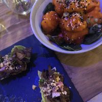 Tacos and cauliflower  at O Gambuzino in Lisbon