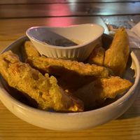 Sweet potato tempura at O Gambuzino in Lisbon