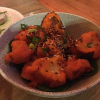 Gochujang cauliflower at O Gambuzino in Lisbon