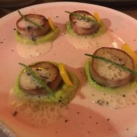 King oyster mushrooms like scallops at O Gambuzino in Lisbon