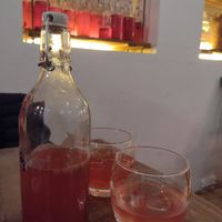 Homemade kombucha at O Gambuzino in Lisbon