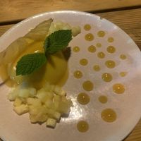 Pina cotta  at O Gambuzino in Lisbon